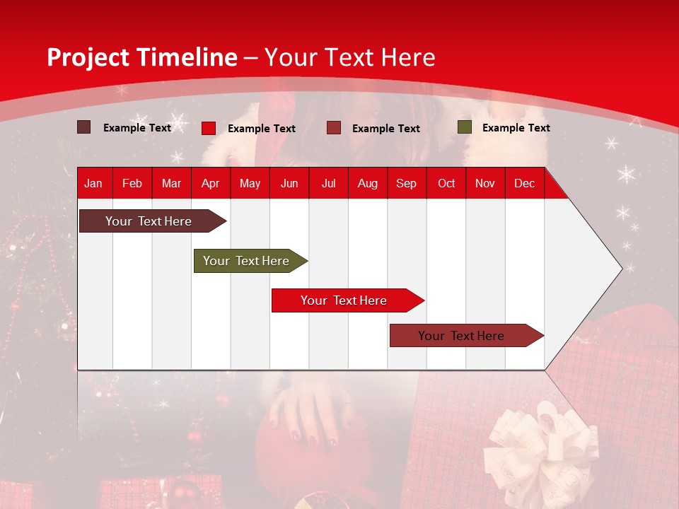 Pretty Winter Surprise PowerPoint Template