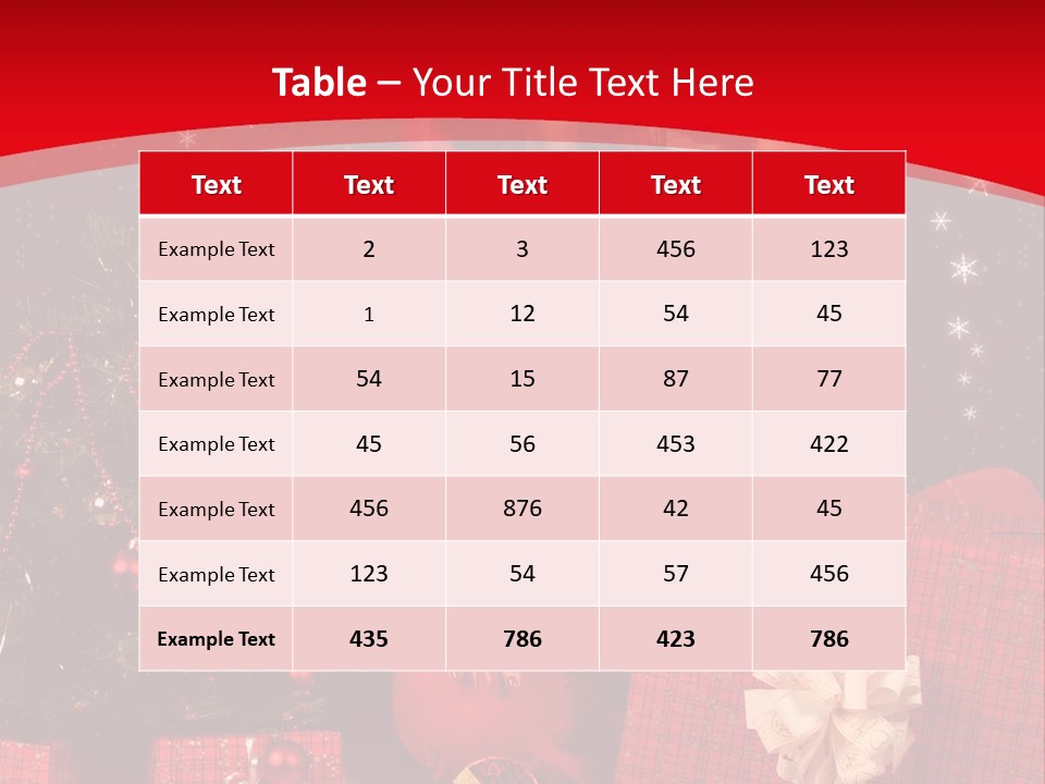 Pretty Winter Surprise PowerPoint Template