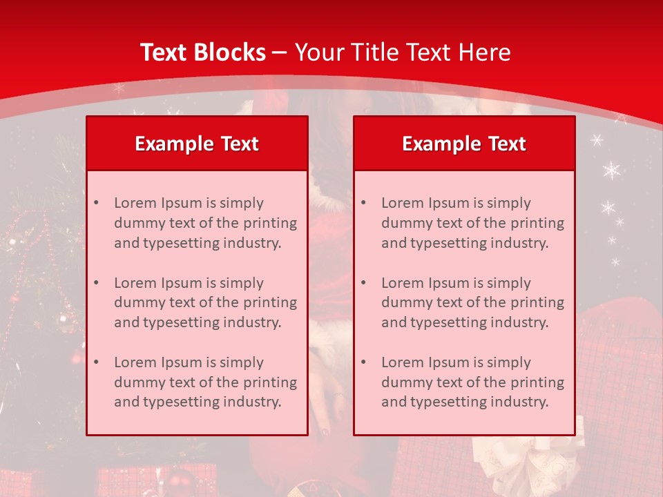 Pretty Winter Surprise PowerPoint Template