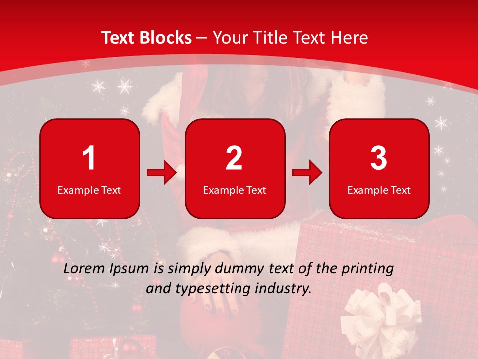 Pretty Winter Surprise PowerPoint Template