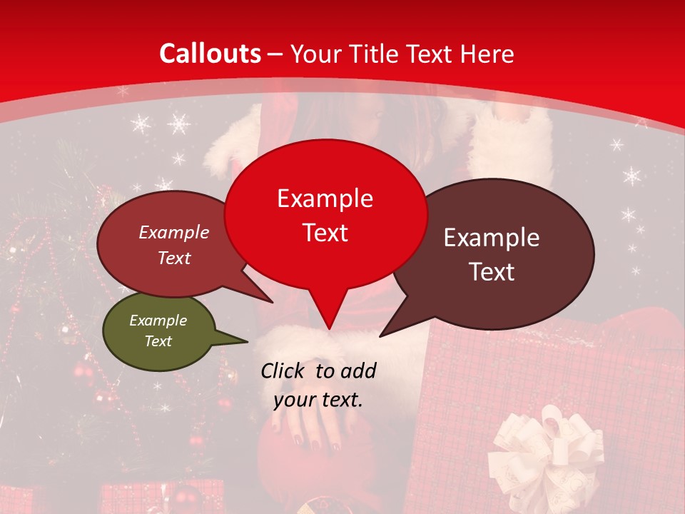 Pretty Winter Surprise PowerPoint Template