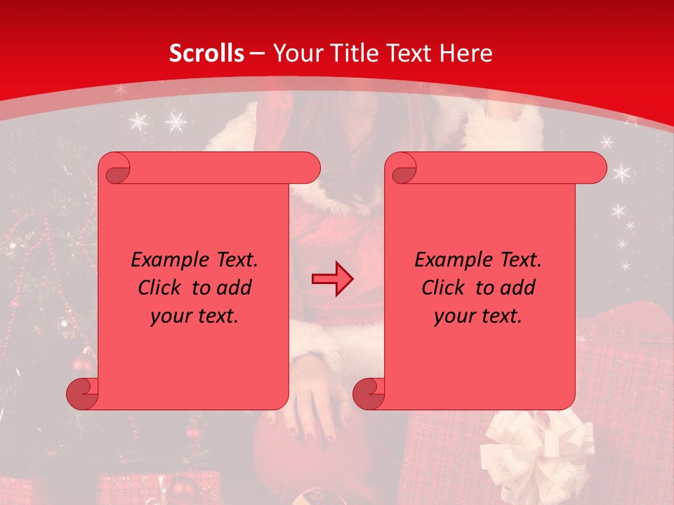 Pretty Winter Surprise PowerPoint Template