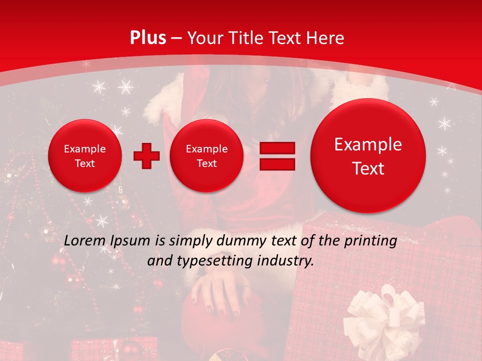 Pretty Winter Surprise PowerPoint Template