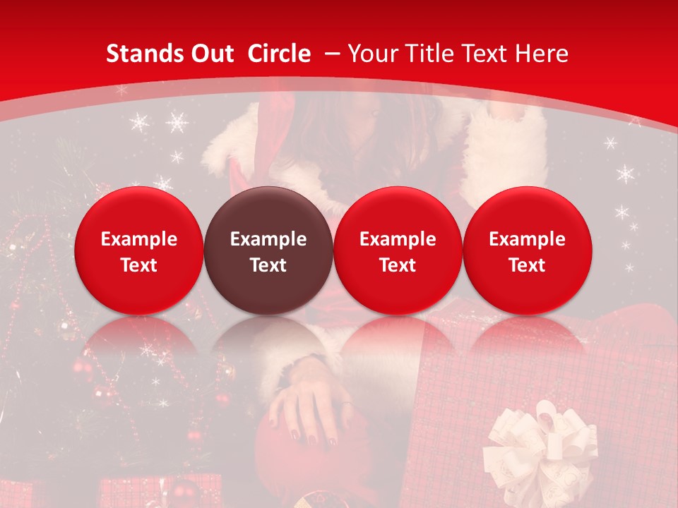 Pretty Winter Surprise PowerPoint Template