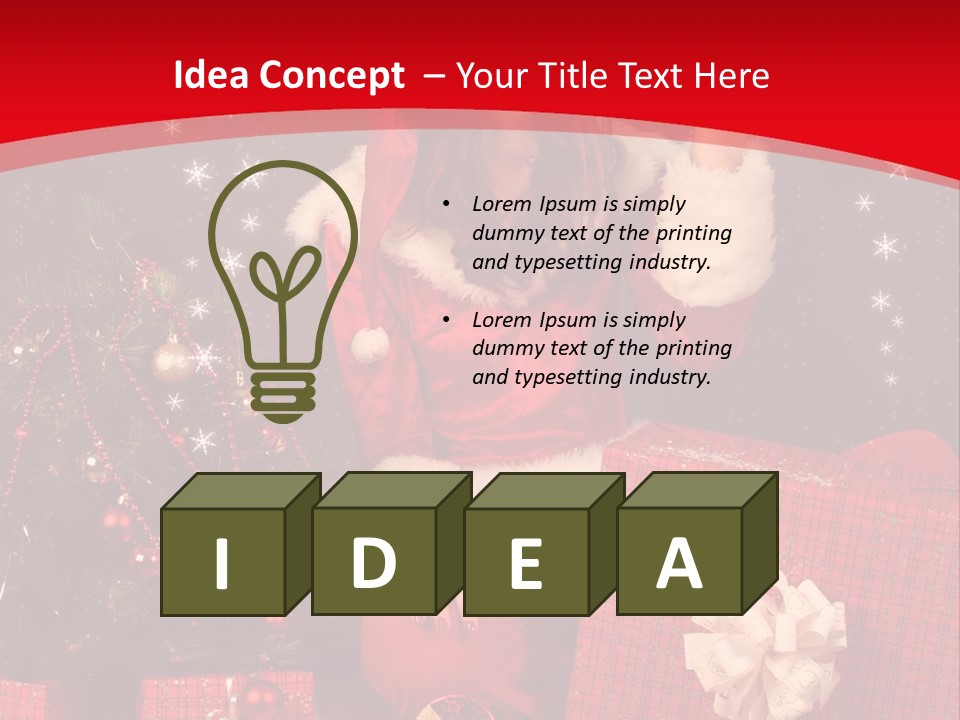 Pretty Winter Surprise PowerPoint Template