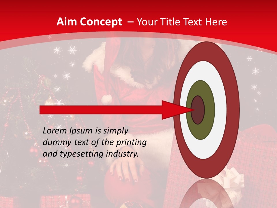 Pretty Winter Surprise PowerPoint Template