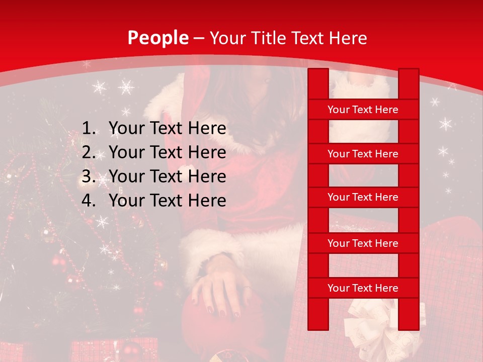 Pretty Winter Surprise PowerPoint Template