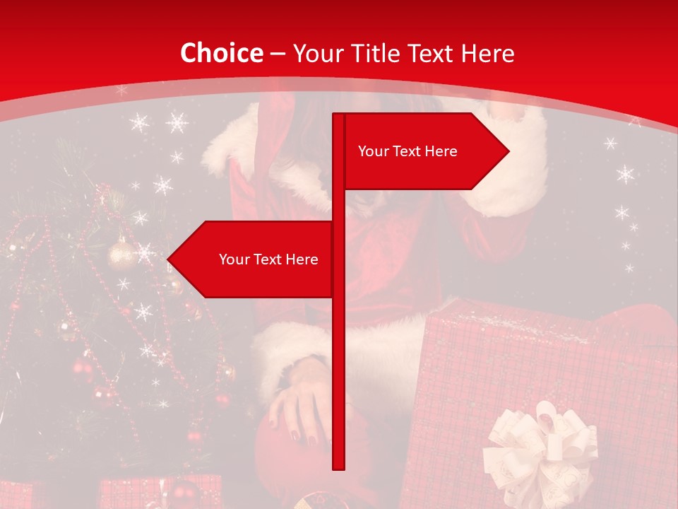 Pretty Winter Surprise PowerPoint Template