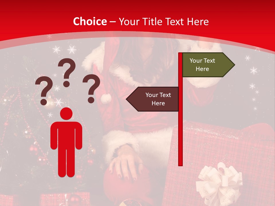 Pretty Winter Surprise PowerPoint Template