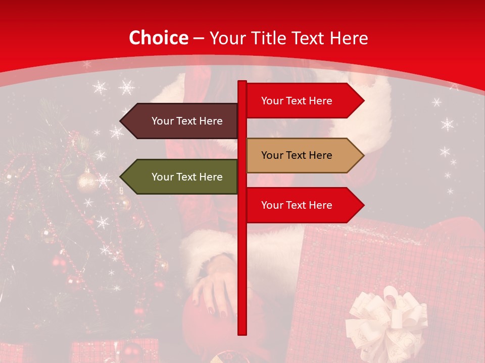 Pretty Winter Surprise PowerPoint Template