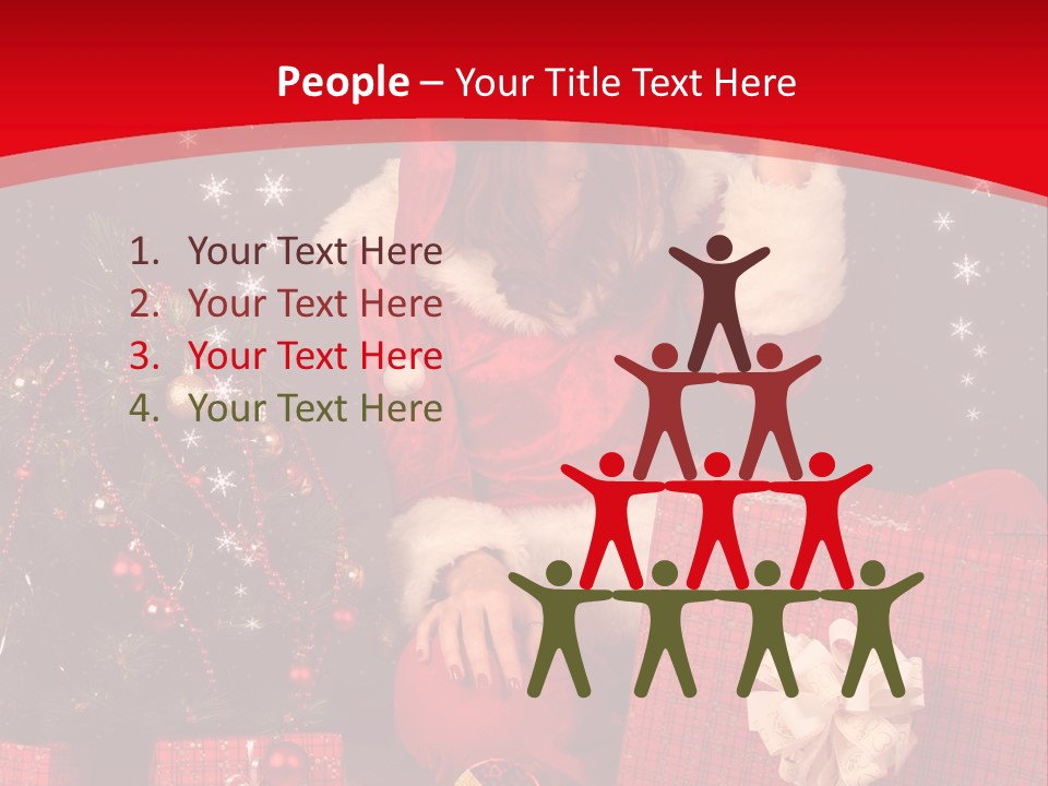 Pretty Winter Surprise PowerPoint Template