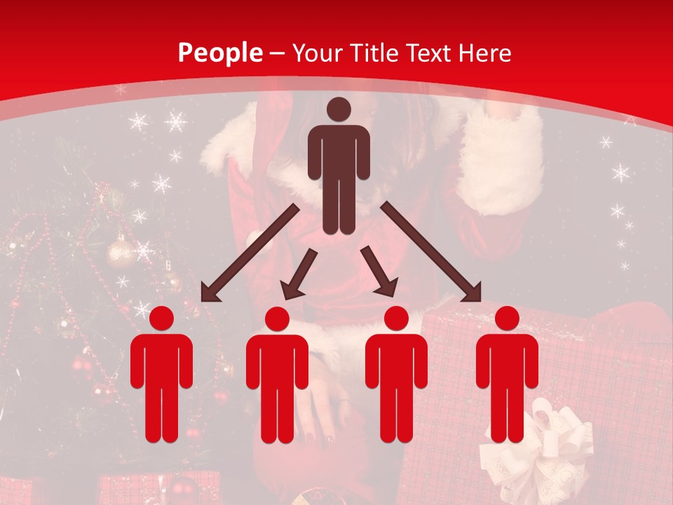 Pretty Winter Surprise PowerPoint Template