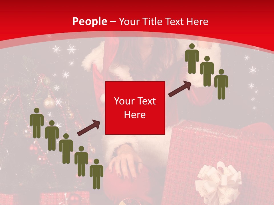 Pretty Winter Surprise PowerPoint Template