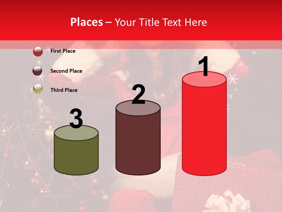 Young Winter Surprise PowerPoint Template