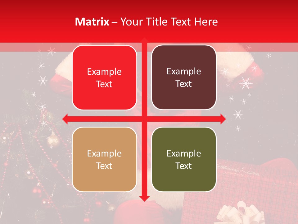 Young Winter Surprise PowerPoint Template