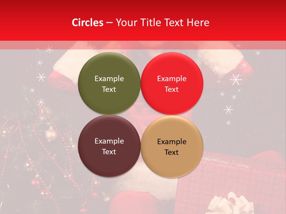 Young Winter Surprise PowerPoint Template