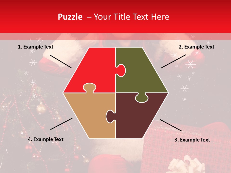 Young Winter Surprise PowerPoint Template