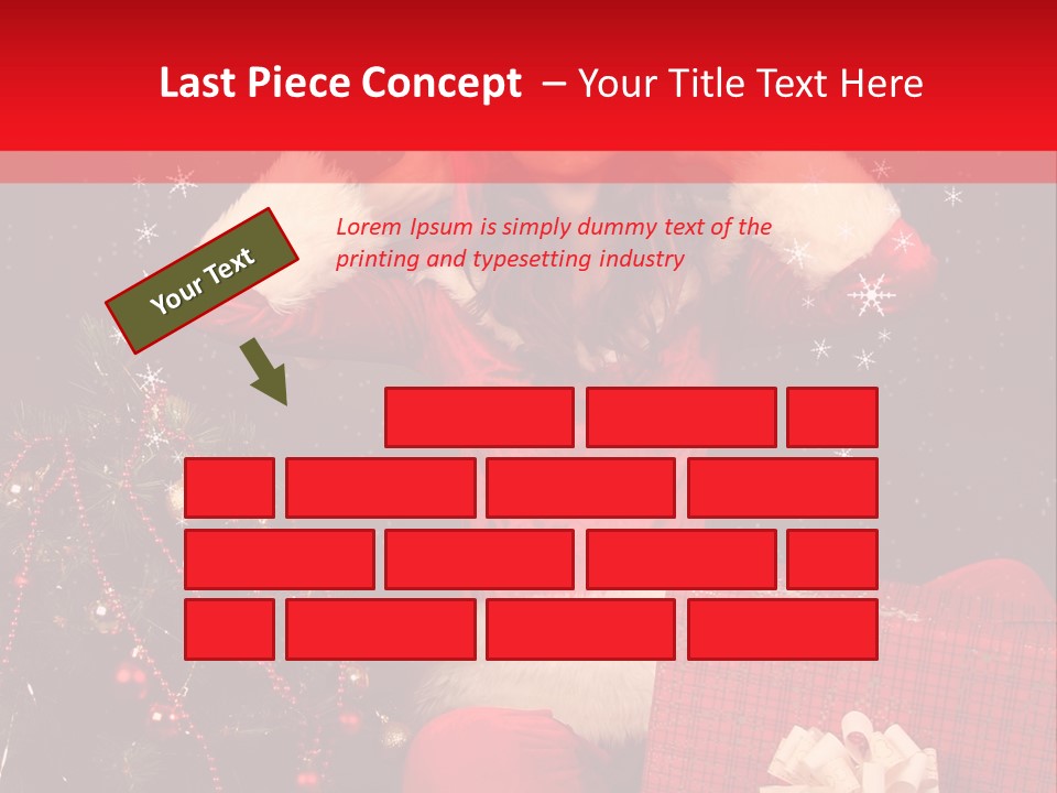 Young Winter Surprise PowerPoint Template