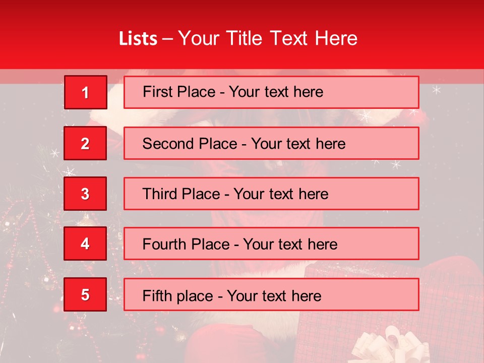 Young Winter Surprise PowerPoint Template