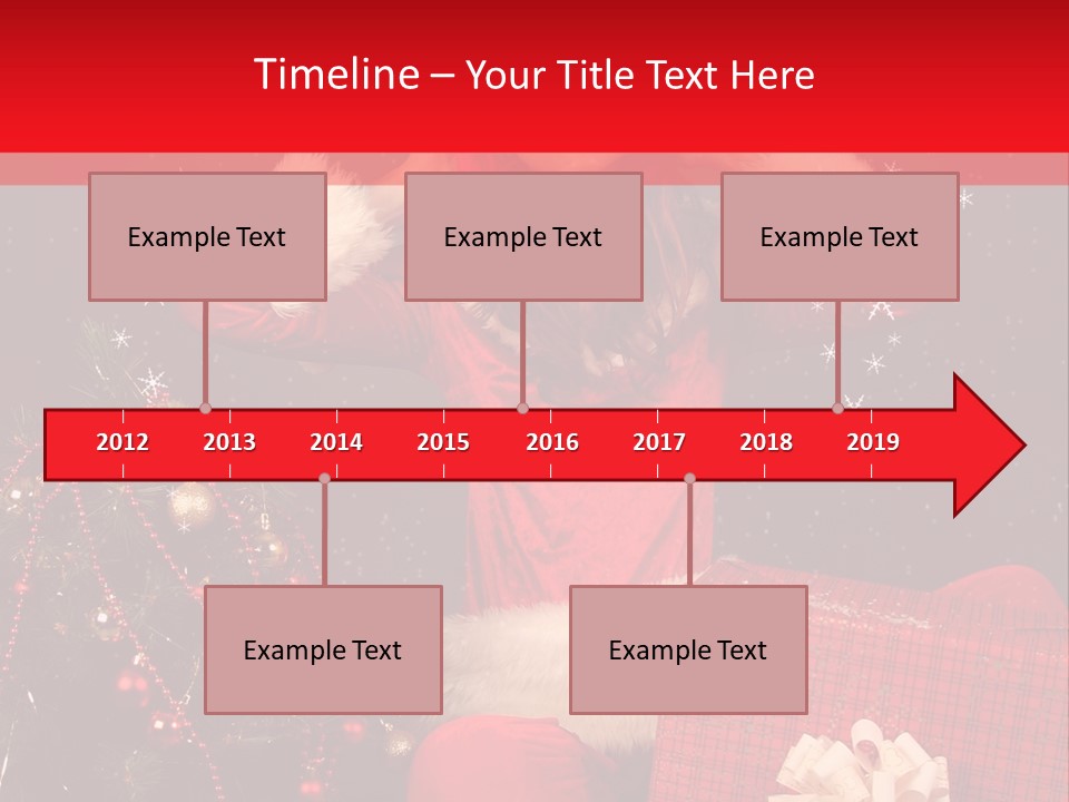 Young Winter Surprise PowerPoint Template