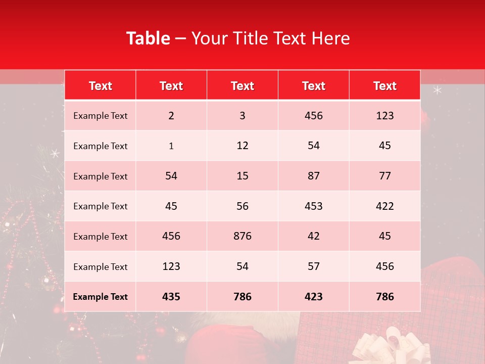 Young Winter Surprise PowerPoint Template