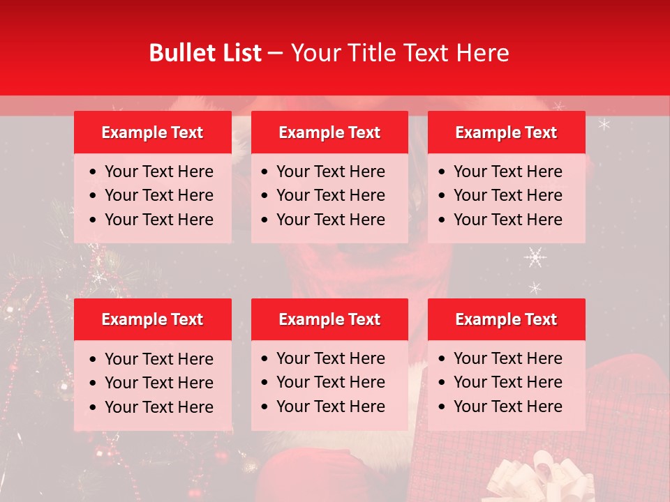 Young Winter Surprise PowerPoint Template