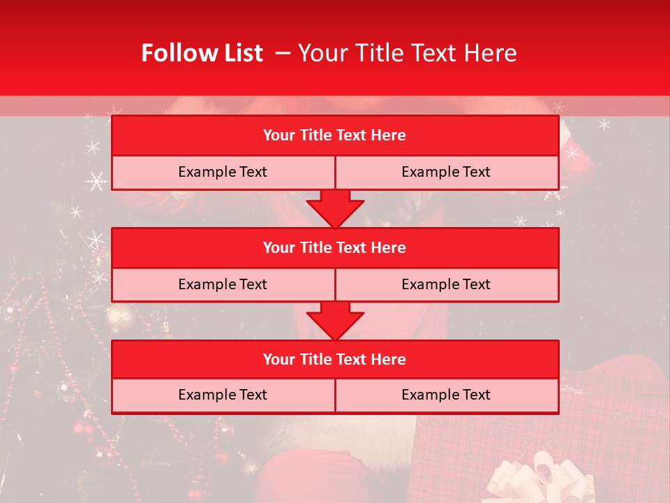 Young Winter Surprise PowerPoint Template