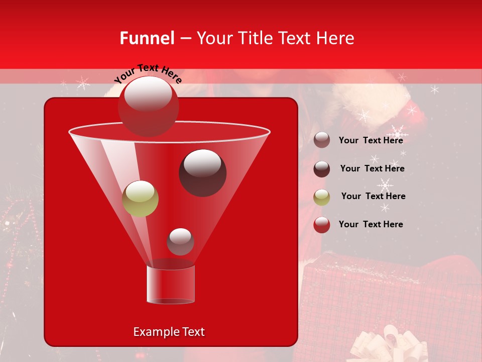 Young Winter Surprise PowerPoint Template