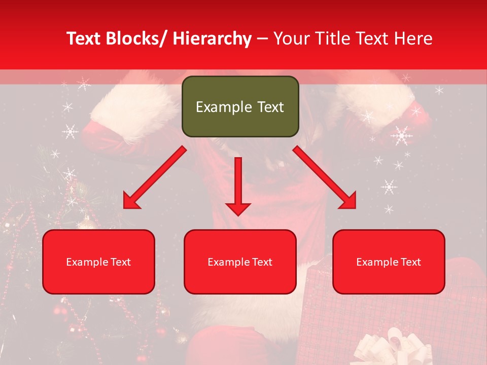 Young Winter Surprise PowerPoint Template