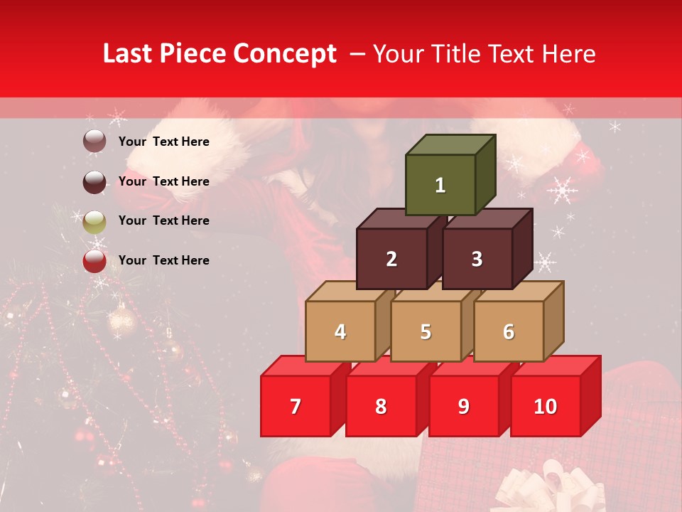 Young Winter Surprise PowerPoint Template