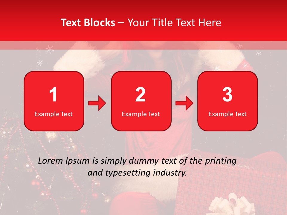 Young Winter Surprise PowerPoint Template