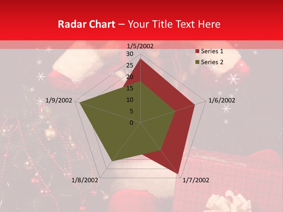 Young Winter Surprise PowerPoint Template