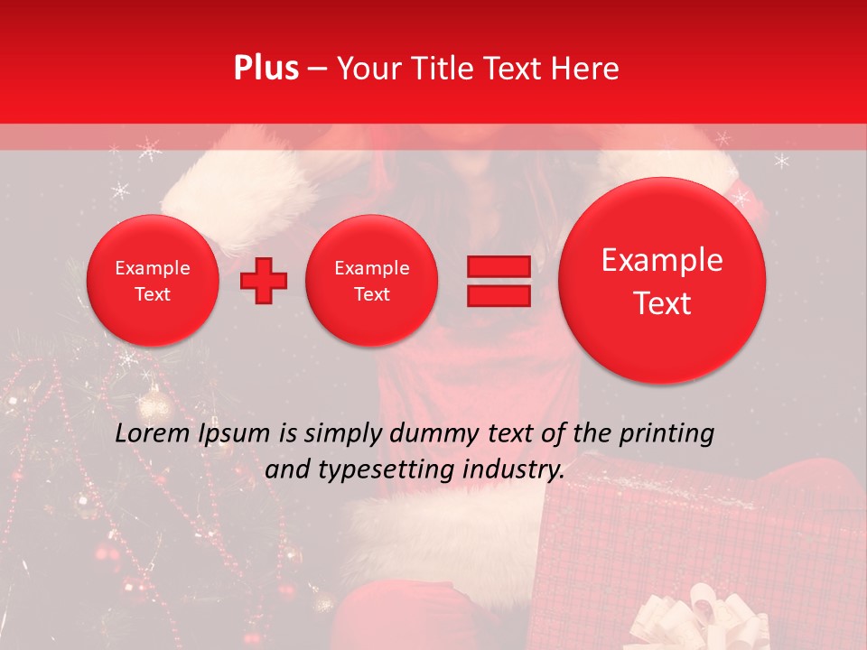 Young Winter Surprise PowerPoint Template