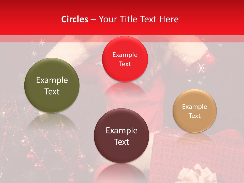 Young Winter Surprise PowerPoint Template