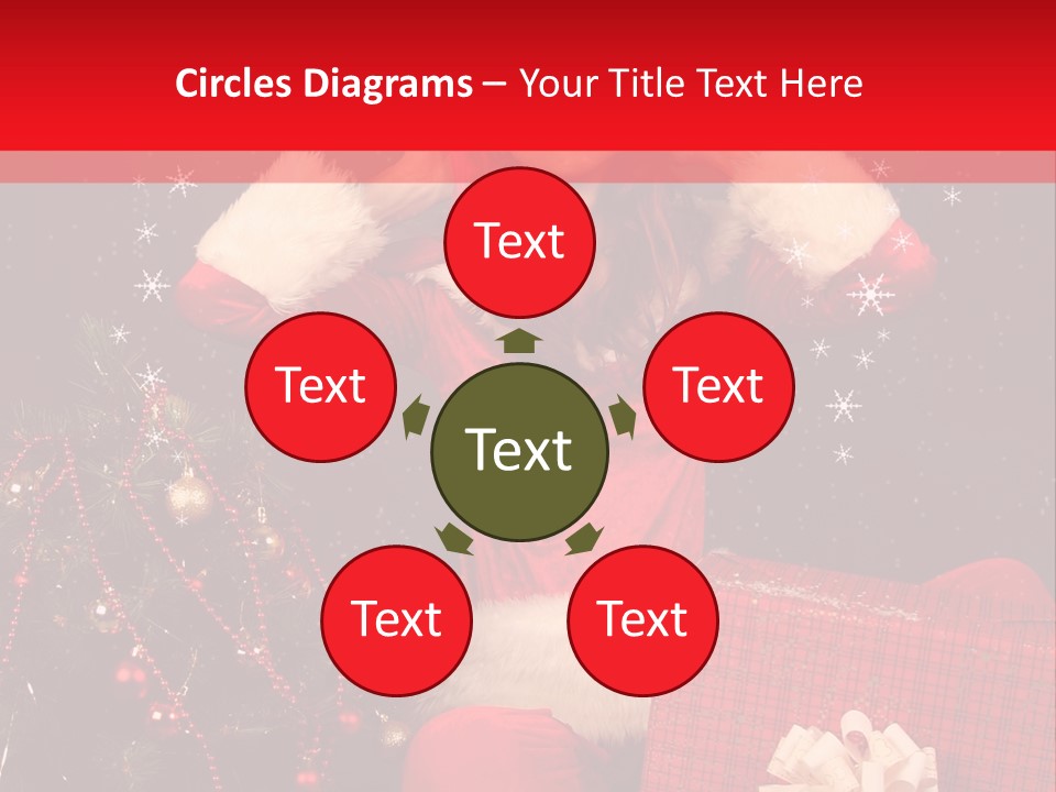 Young Winter Surprise PowerPoint Template