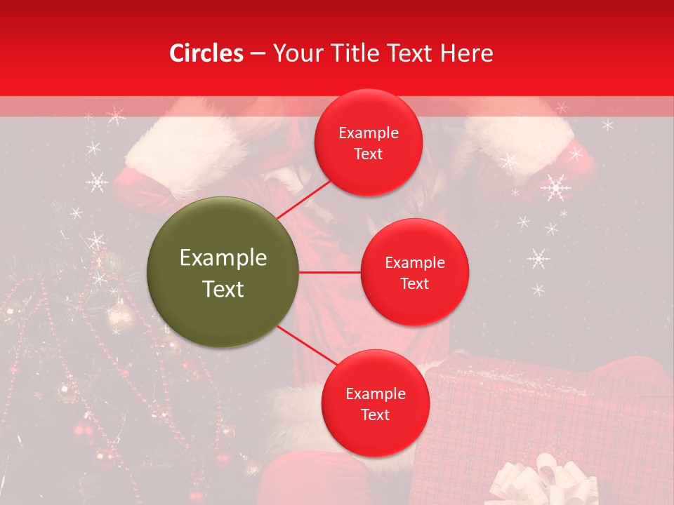 Young Winter Surprise PowerPoint Template