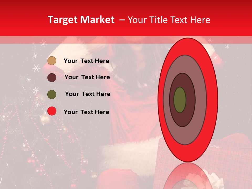 Young Winter Surprise PowerPoint Template