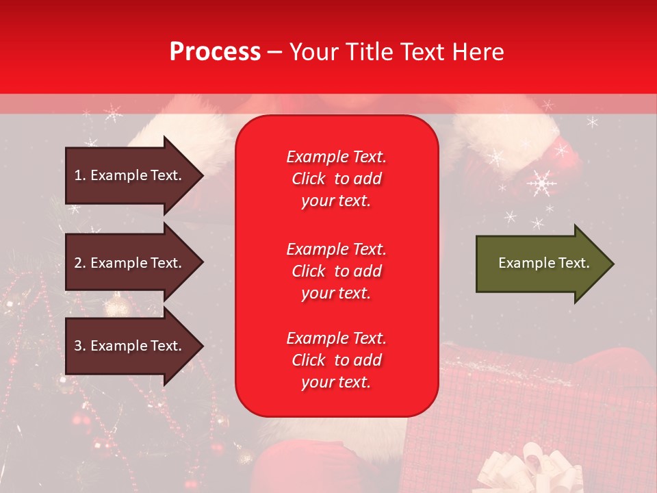 Young Winter Surprise PowerPoint Template