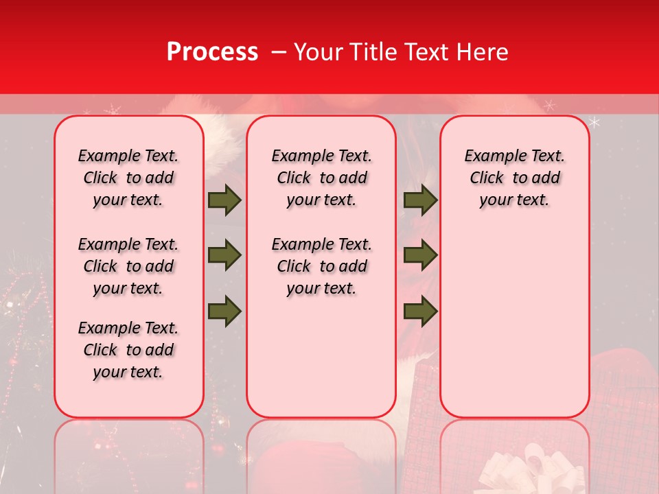 Young Winter Surprise PowerPoint Template