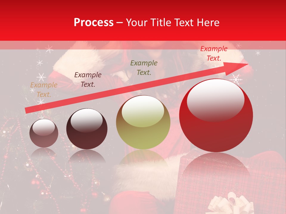 Young Winter Surprise PowerPoint Template