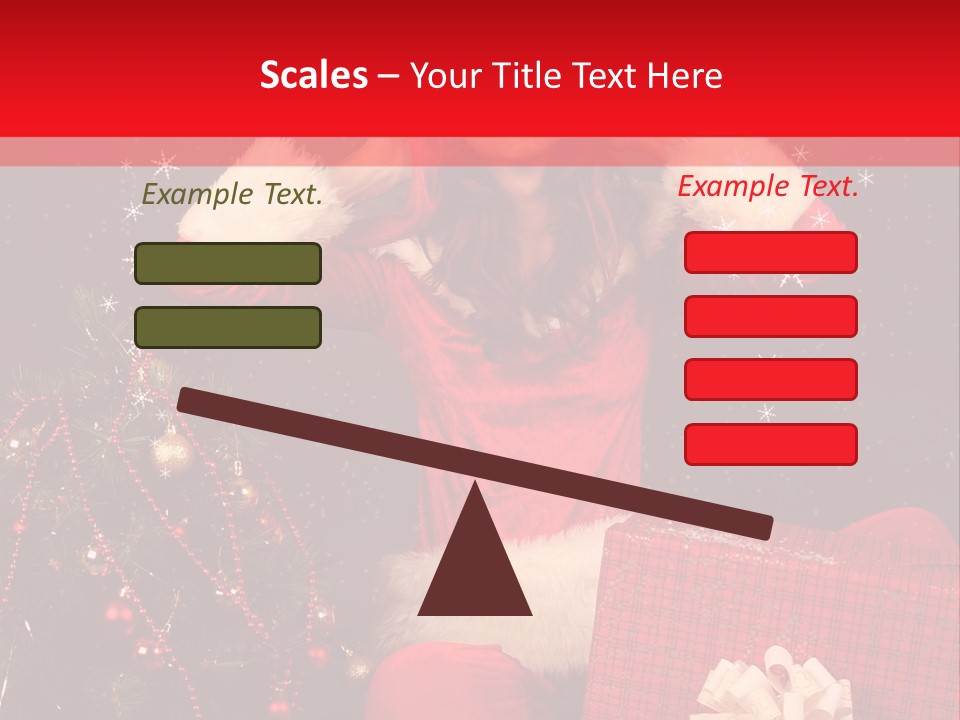 Young Winter Surprise PowerPoint Template