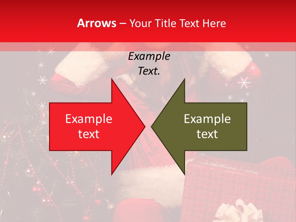 Young Winter Surprise PowerPoint Template