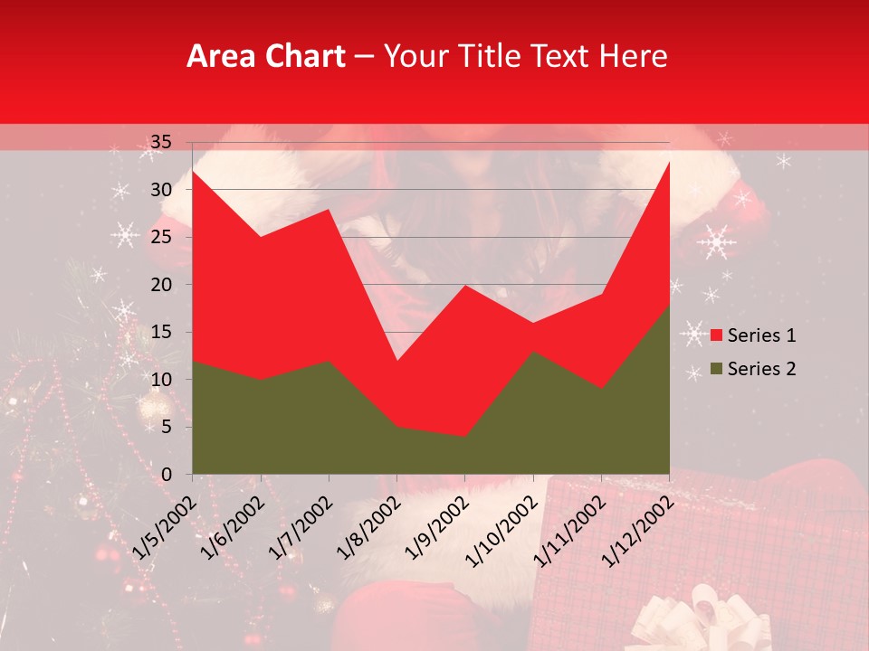 Young Winter Surprise PowerPoint Template
