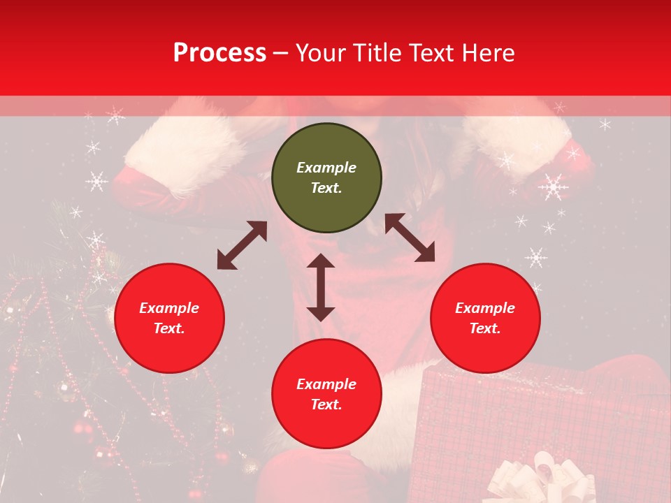 Young Winter Surprise PowerPoint Template