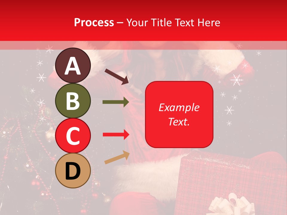 Young Winter Surprise PowerPoint Template