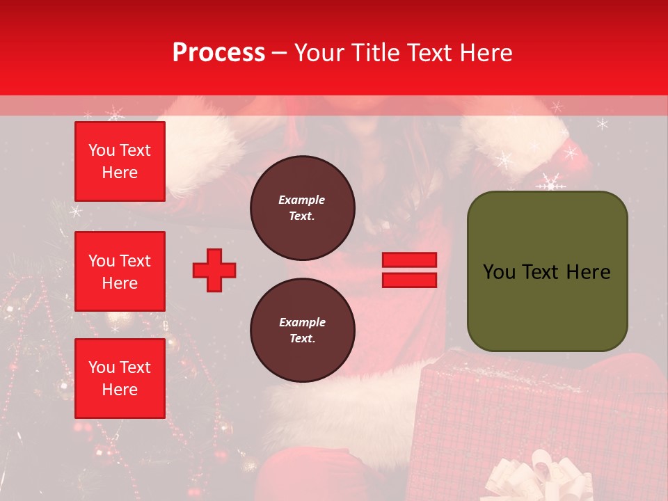 Young Winter Surprise PowerPoint Template