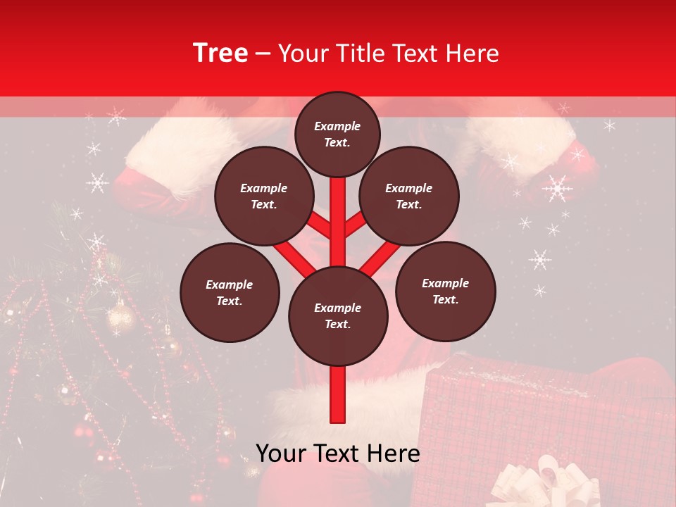 Young Winter Surprise PowerPoint Template