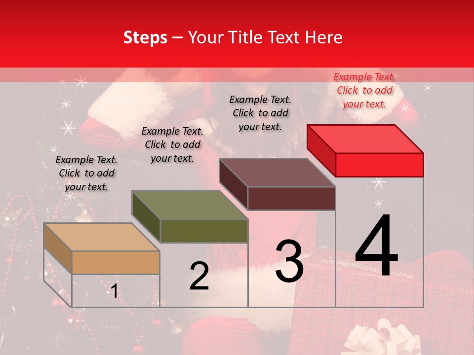 Young Winter Surprise PowerPoint Template