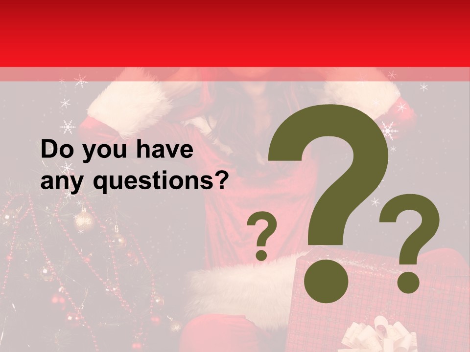 Young Winter Surprise PowerPoint Template