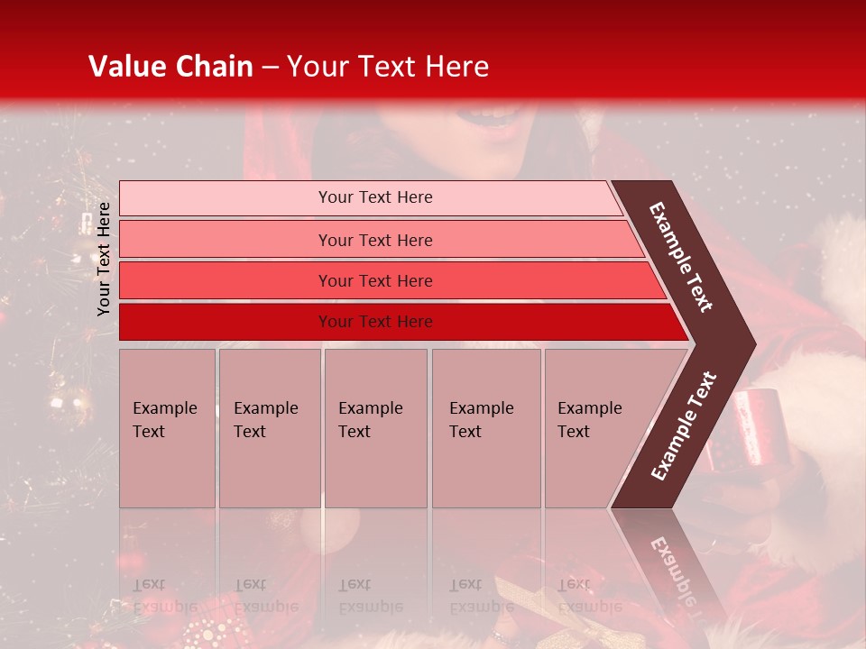 Girl Tree Hat PowerPoint Template
